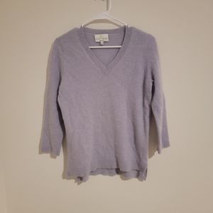 Belle France Sweater Womens Size Large L Purple Long Sleeve